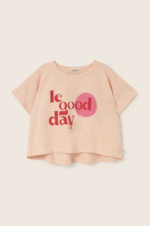 COZMO T-Shirt, le good day/rosa | cozmo - toietmoi-laboutique