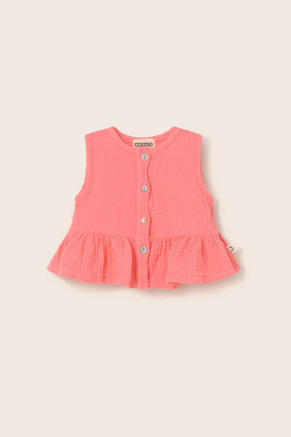 COZMO Musselin Baby Top, pink | cozmo - toietmoi-laboutique