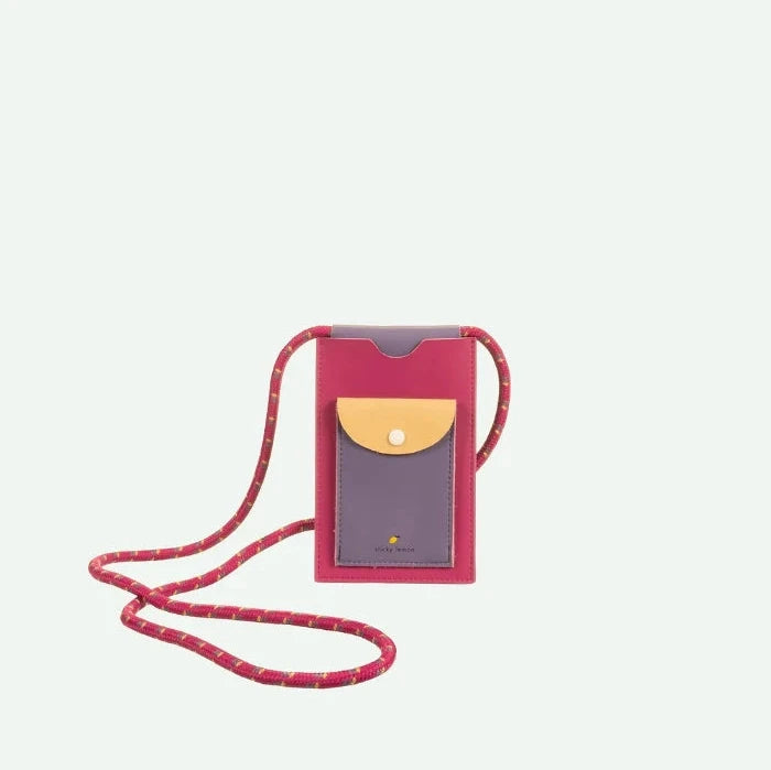 Handytasche / phone pouch "gymnastic pink" - lila/rosa | Sticky Lemon - toietmoi-laboutique