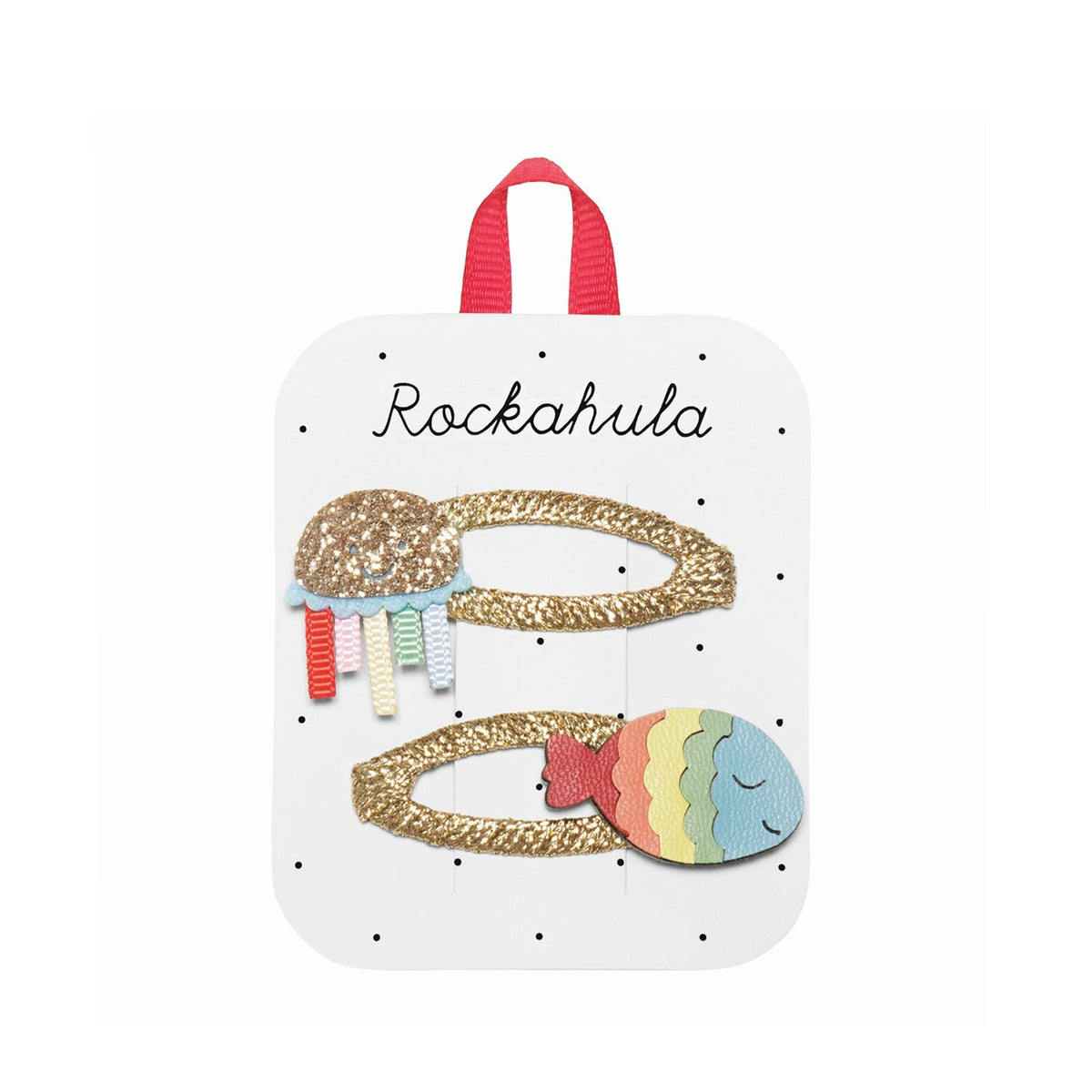 2 Haarspangen, Qualle/Fisch | Rockahula - toietmoi-laboutique