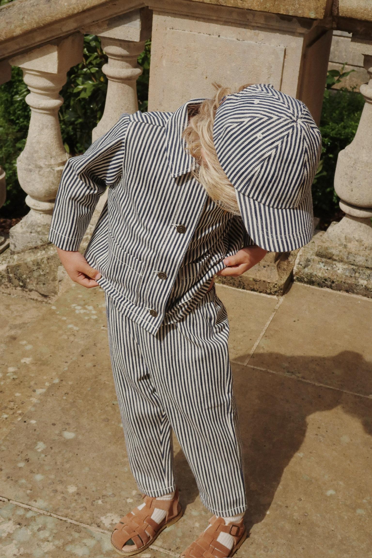 Hose, navy/weiss gestreift | Konges Slojd - toietmoi-laboutique