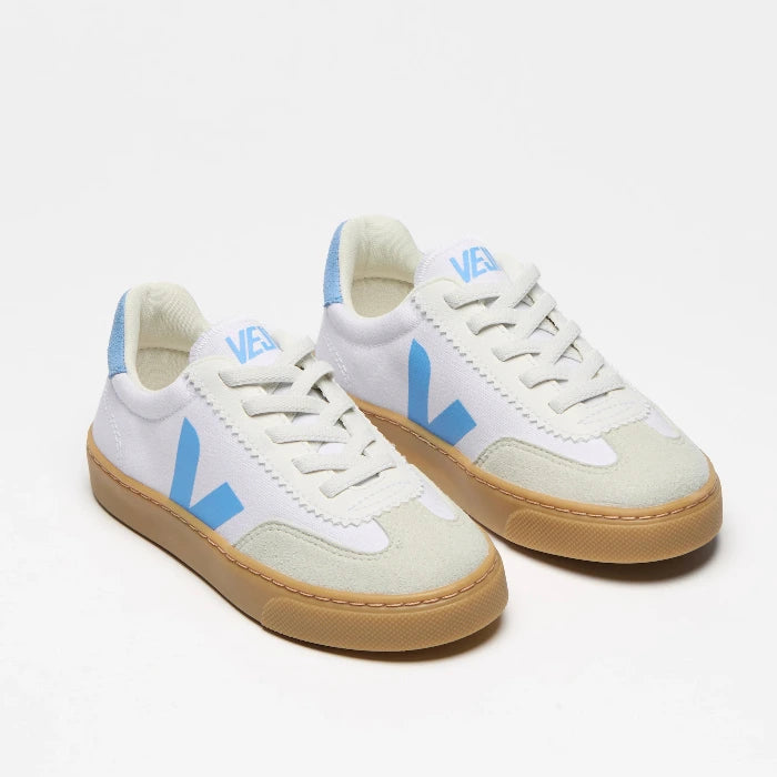 Veja-Volley, Canvas, White Aqua | VEJA - toietmoi-laboutique