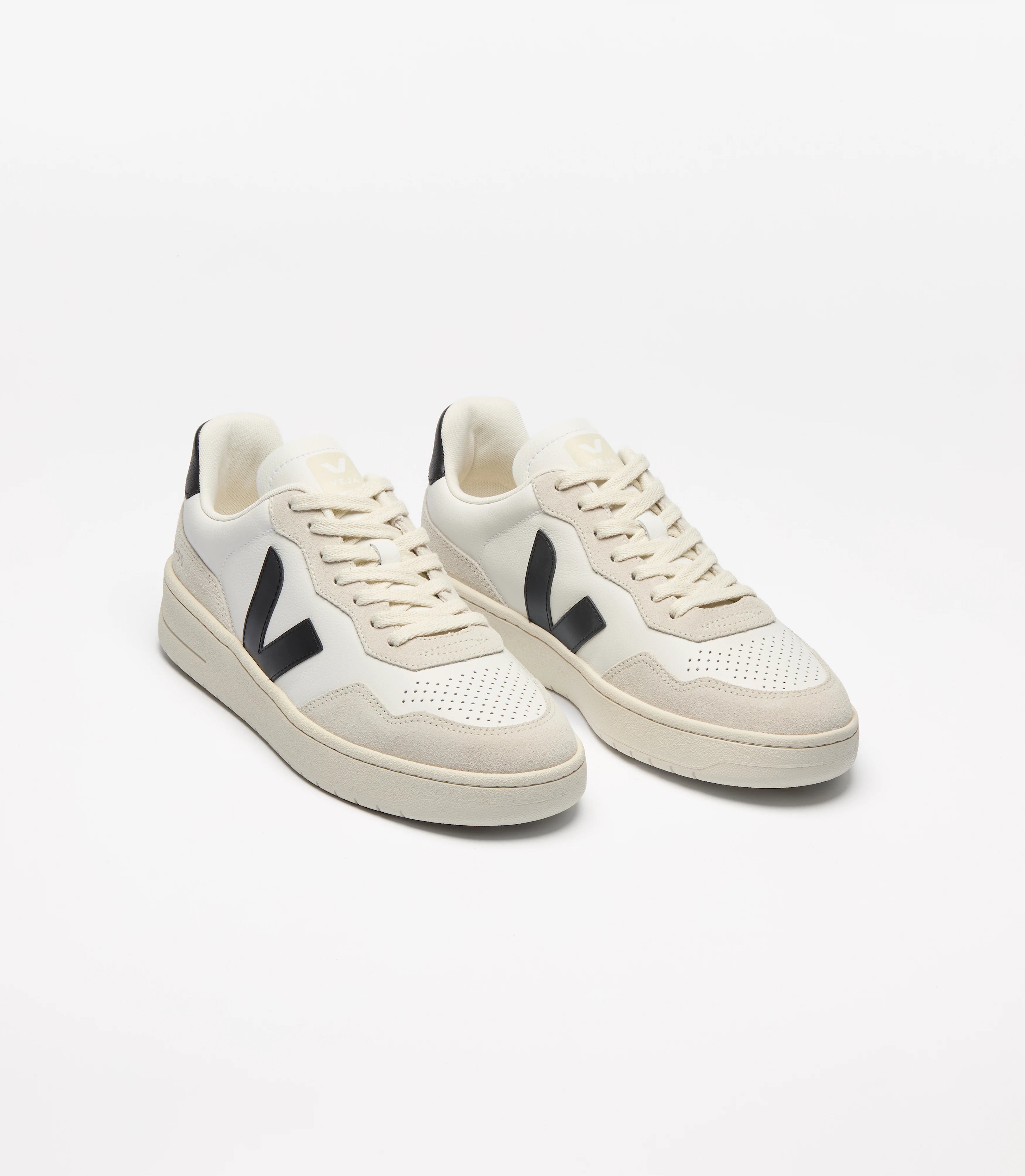 Veja Damen V-90, white_black | VEJA - toietmoi-laboutique