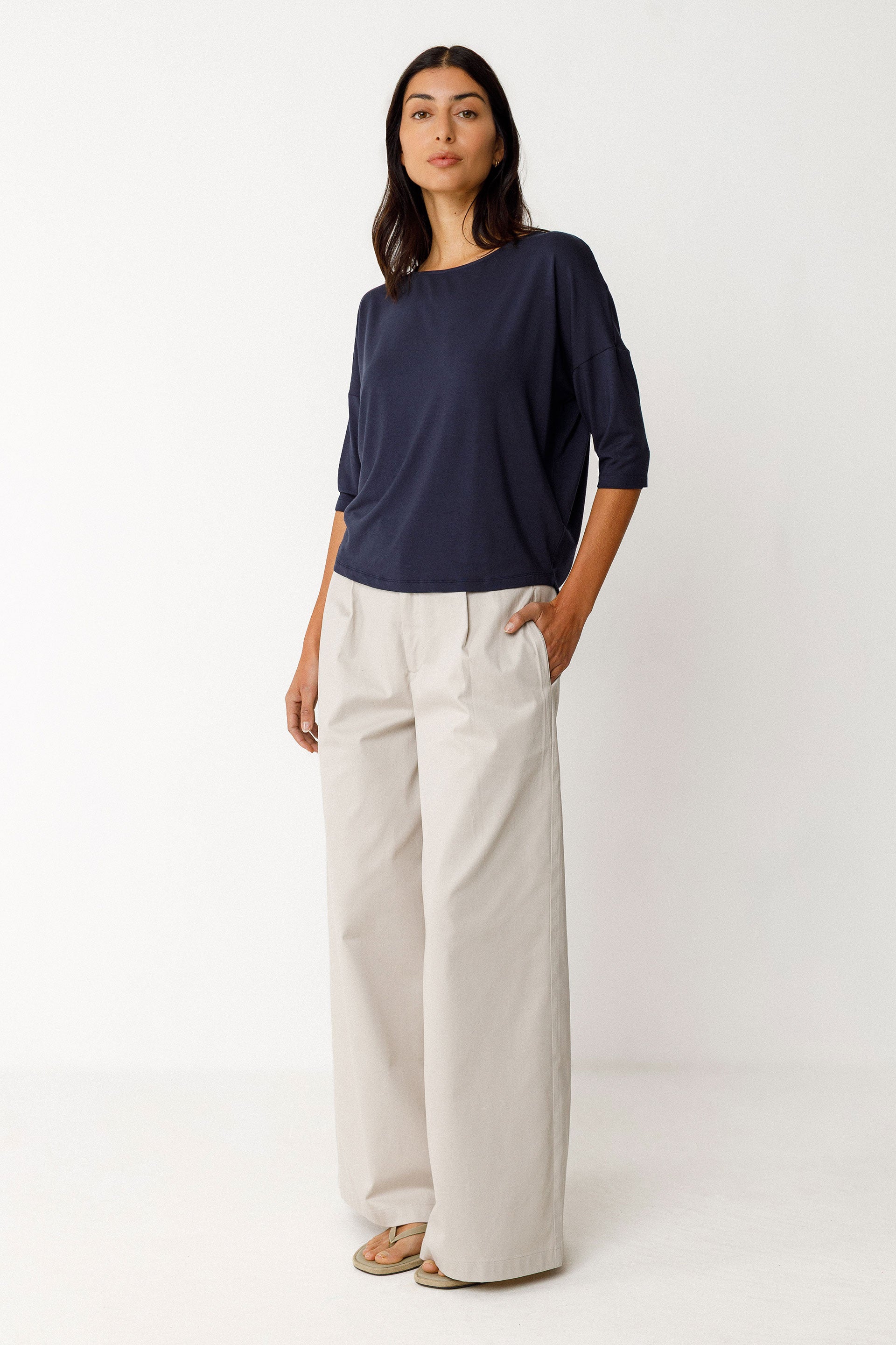 Shirt ZUR-11, navy | SKFK - toietmoi-laboutique