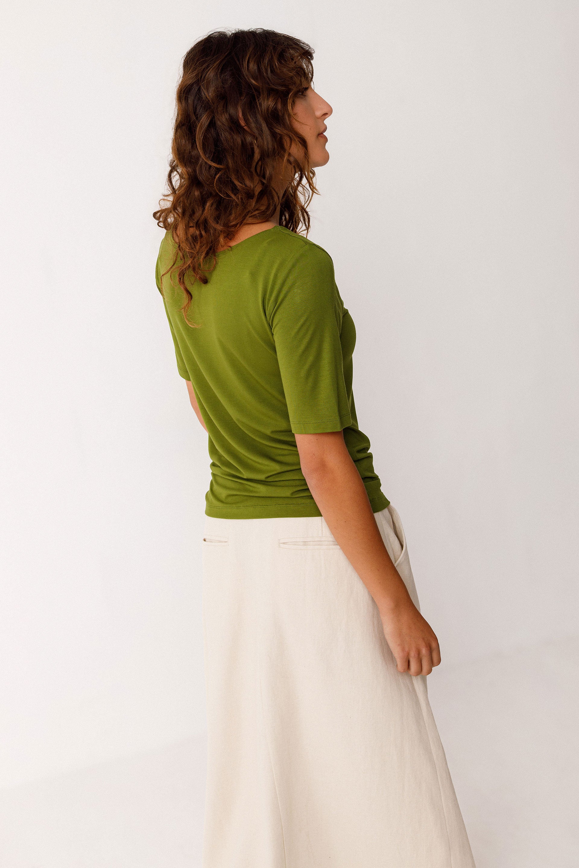 Shirt ZUR-12, grün | SKFK - toietmoi-laboutique