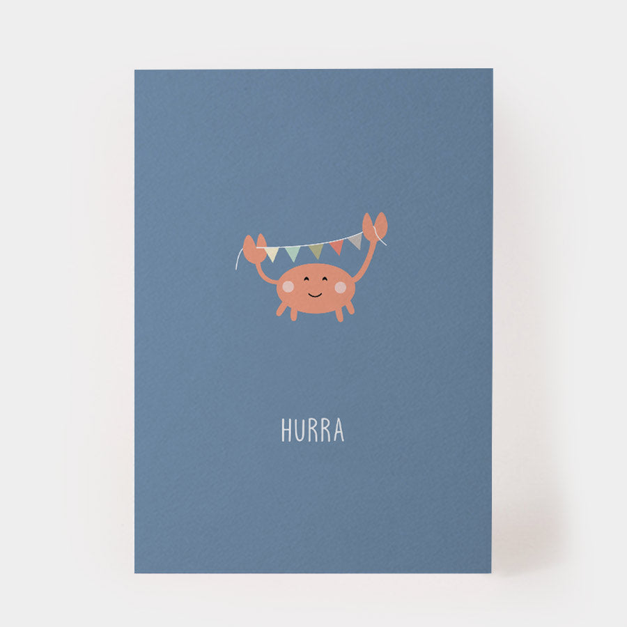 Postkarte - Hurra | Kartenmarie - toietmoi-laboutique