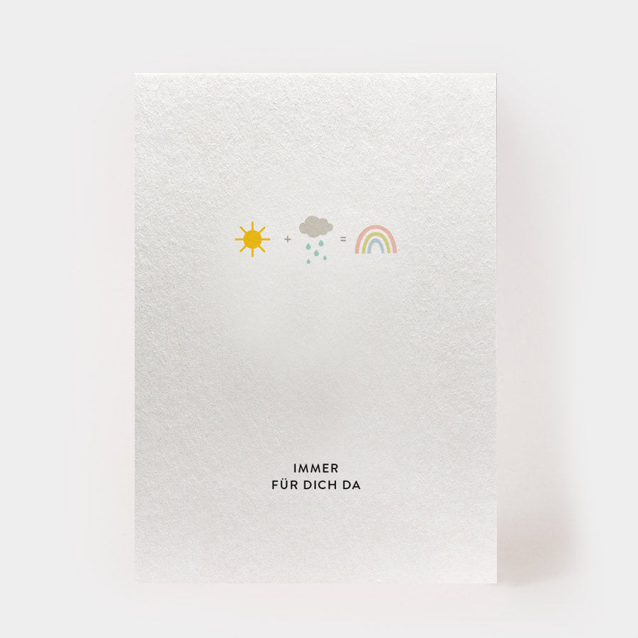 Postkarte - Immer für dich da | Kartenmarie - toietmoi-laboutique