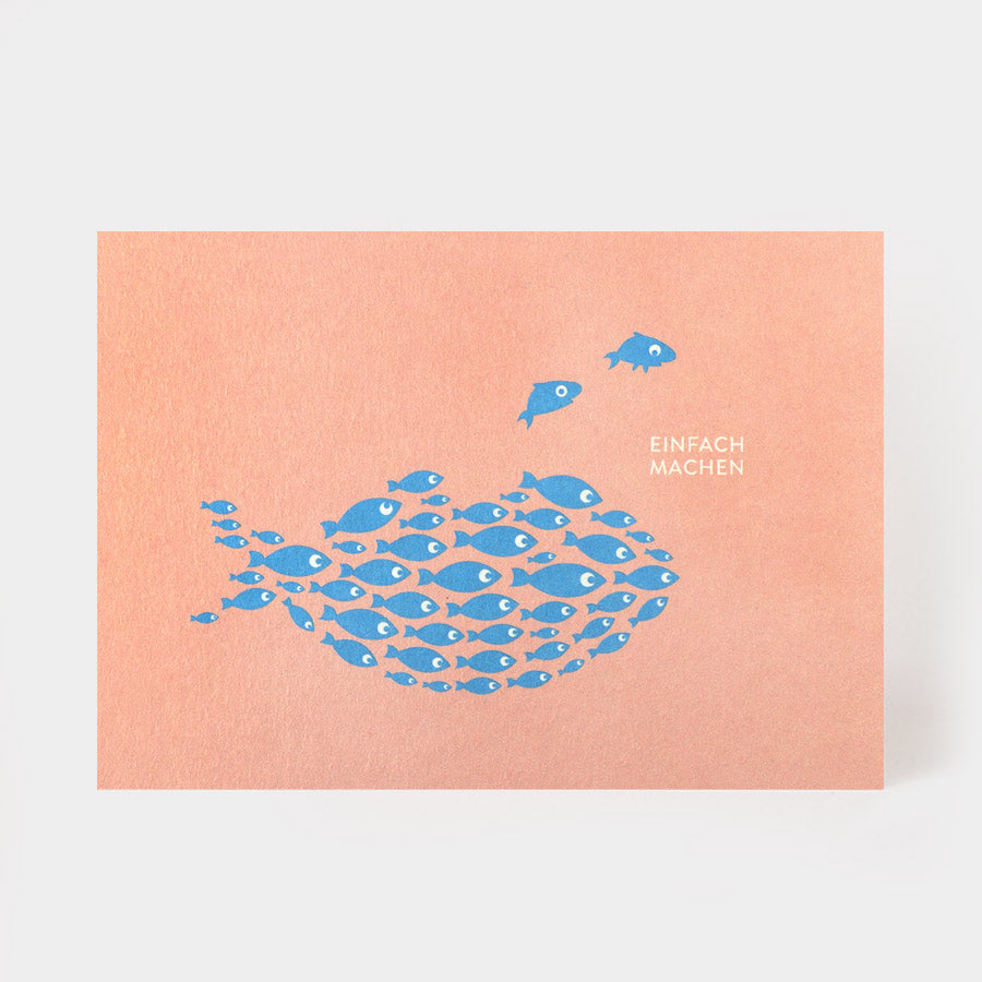 Postkarte - Einfach machen | Kartenmarie - toietmoi-laboutique