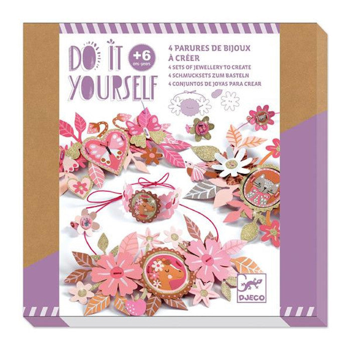 Bastelset DIY - Schmuckspass Glitzer | djeco - toietmoi-laboutique