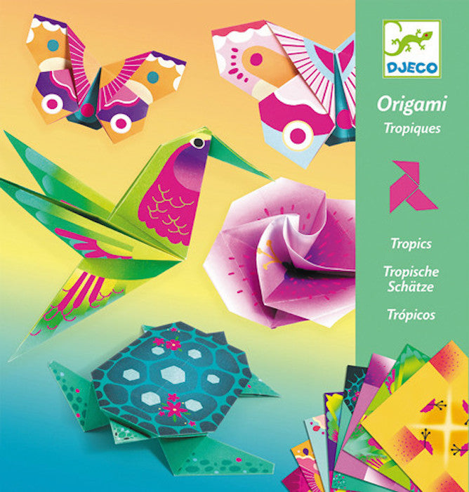 Origami, tropische Schätze | djeco - toietmoi-laboutique
