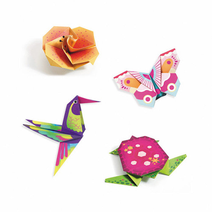 Origami, tropische Schätze | djeco - toietmoi-laboutique