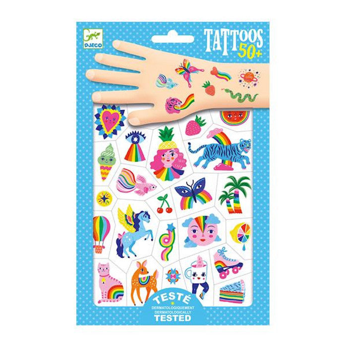 Tattoos, Regenbogen | djeco - toietmoi-laboutique