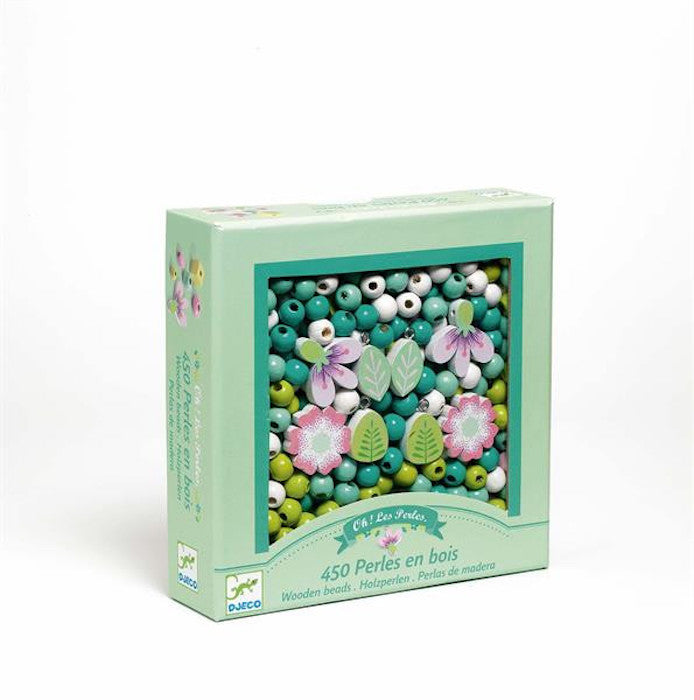 Holzperlen, Blumen | djeco - toietmoi-laboutique
