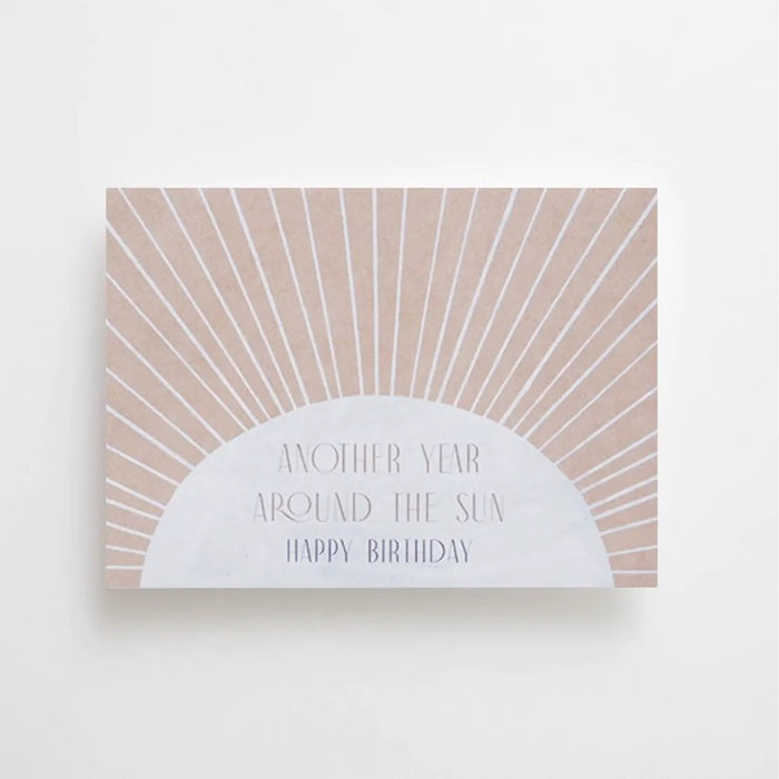 Postkarte - another year around the sun | Anna Cosma - toietmoi-laboutique