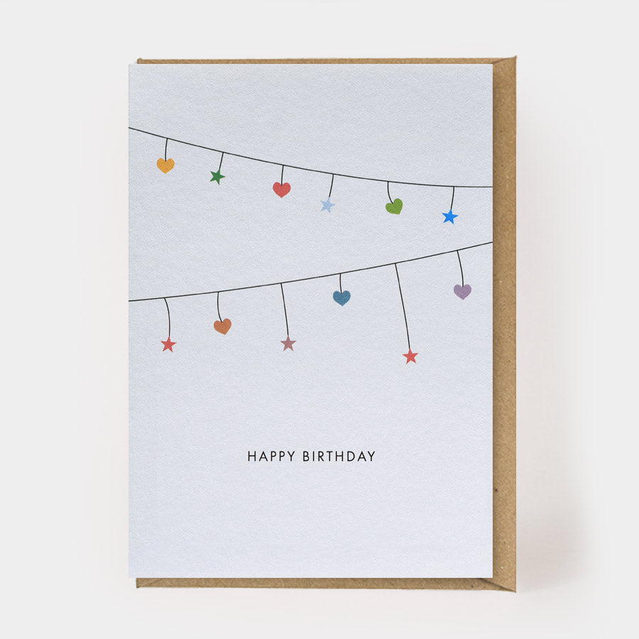 Postkarte mit Umschlag - Happy Birthday | Kartenmarie - toietmoi-laboutique