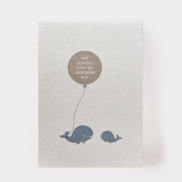 Postkarte - Wie schön, dass du geboren bist | Kartenmarie - toietmoi-laboutique
