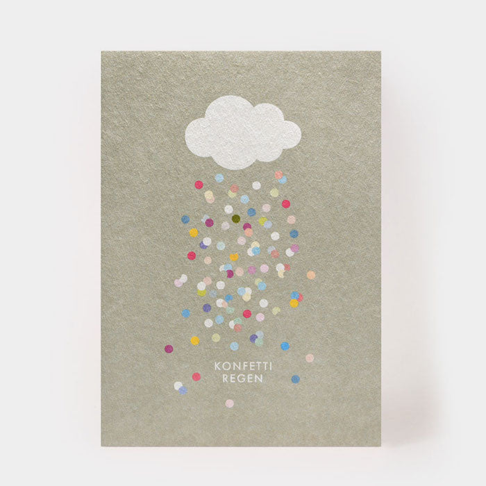 Postkarte - Konfettiregen | Kartenmarie - toietmoi-laboutique