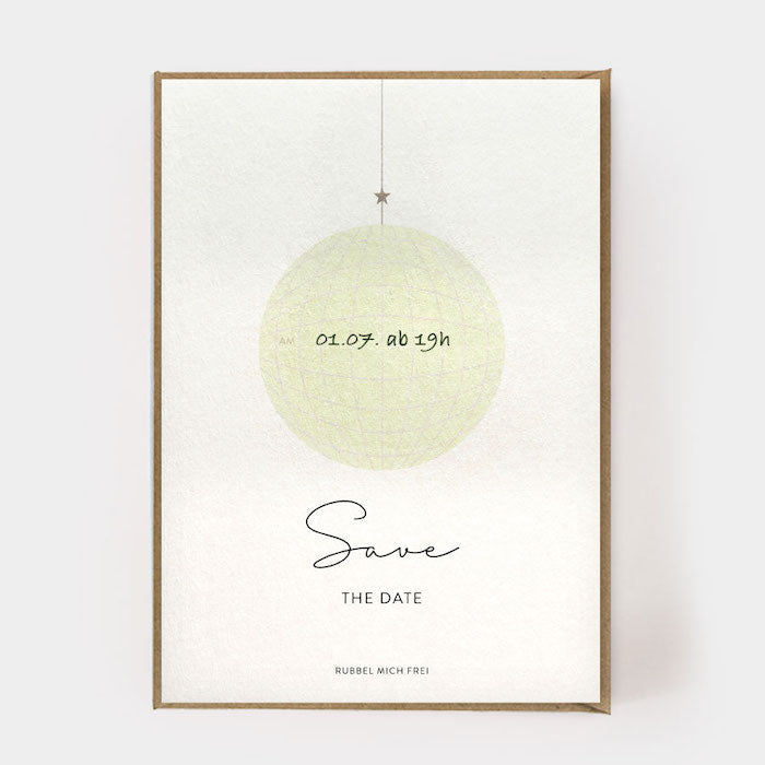 Rubbelkarte - Save the date | Kartenmarie - toietmoi-laboutique