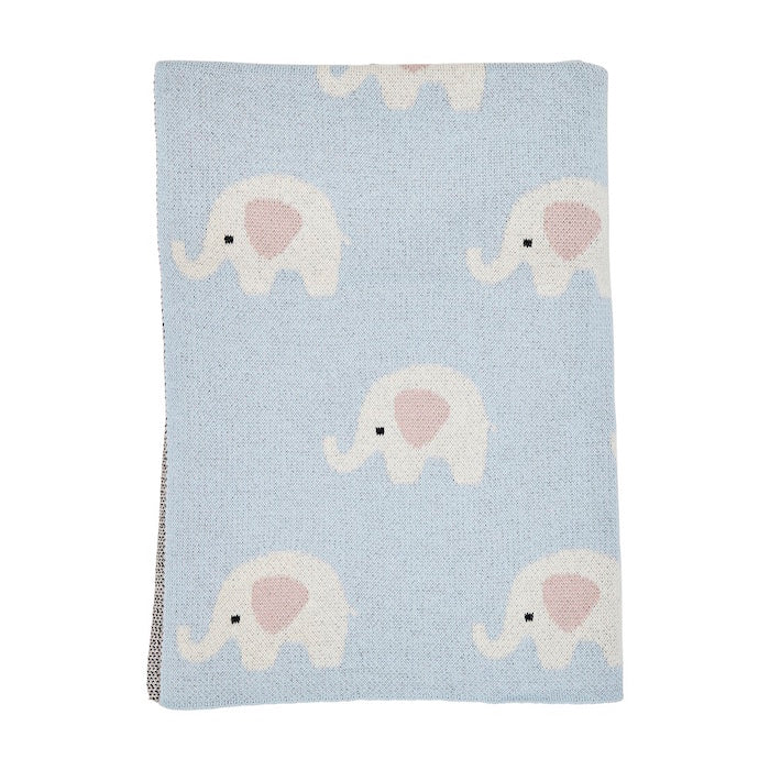 Strickdecke, Tiny Elephant | Scout - toietmoi-laboutique