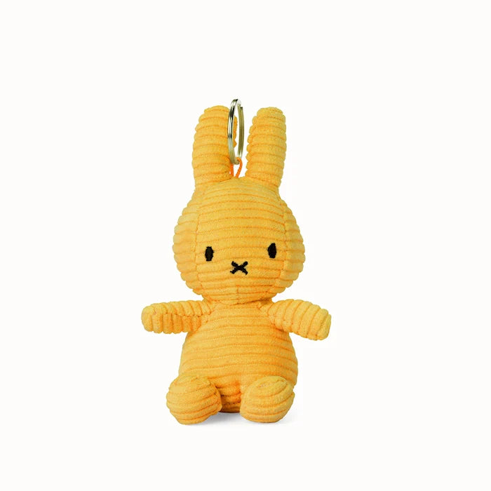Miffy ECO Schlüsselanhänger, gelb/Cord | Miffy - toietmoi-laboutique