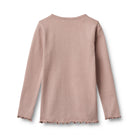Rib Langarmshirt, altrosa | Wheat - toietmoi-laboutique