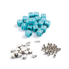 Buchstabenperlen, silber | djeco - toietmoi-laboutique