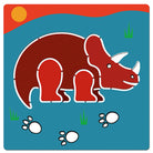 Schablonen, Dinosaurier | djeco - toietmoi-laboutique