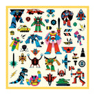 160 Sticker metallic, Roboter | djeco - toietmoi-laboutique