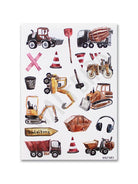 Spülmaschinenfeste Sticker "Baustelle" | Halfbird - toietmoi-laboutique