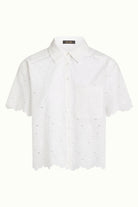 09536 Evelina Blouse Brava Broderie 050 White | King Louie - toietmoi-laboutique