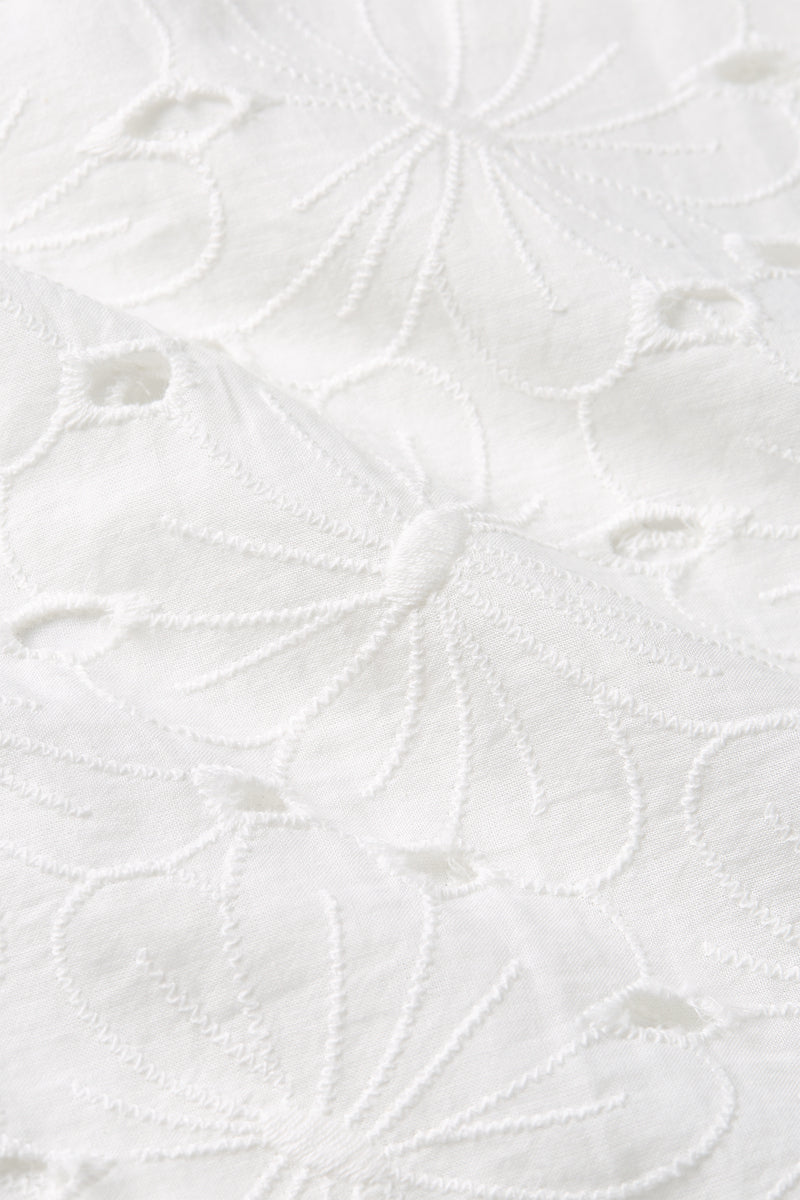 09536 Evelina Blouse Brava Broderie 050 White | King Louie - toietmoi-laboutique