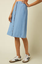 09758 Marie Skirt Festa Light Denim 473 Blue Tint | King Louie - toietmoi-laboutique
