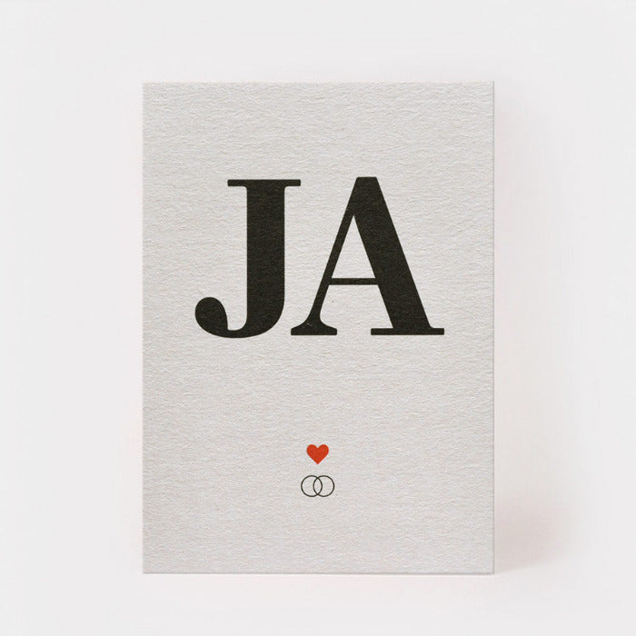Postkarte - JA | Kartenmarie - toietmoi-laboutique