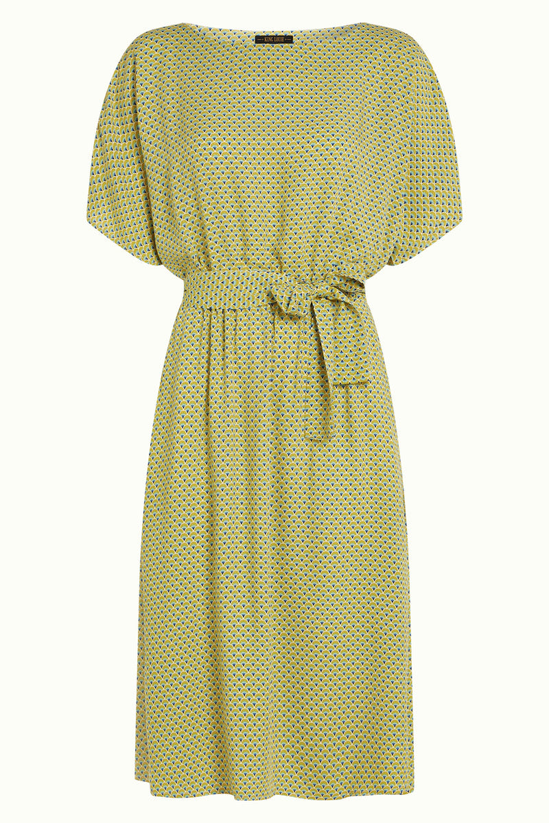 10287 Marika Dress Dover 833 Spring Yellow | King Louie - toietmoi-laboutique