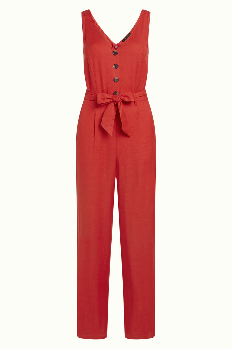 10292 Fiona Jumpsuit Cameron 645 Red | King Louie - toietmoi-laboutique
