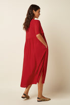 10294 Ivana Dress Tortoise 655 Chili Red | King Louie - toietmoi-laboutique