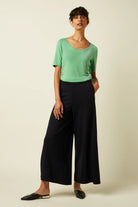 Hose BORDER PALAZZO, schwarz | King Louie - toietmoi-laboutique