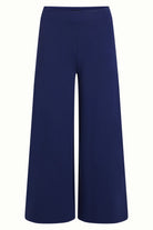 Hose BORDER PALAZZO, königsblau | King Louie - toietmoi-laboutique