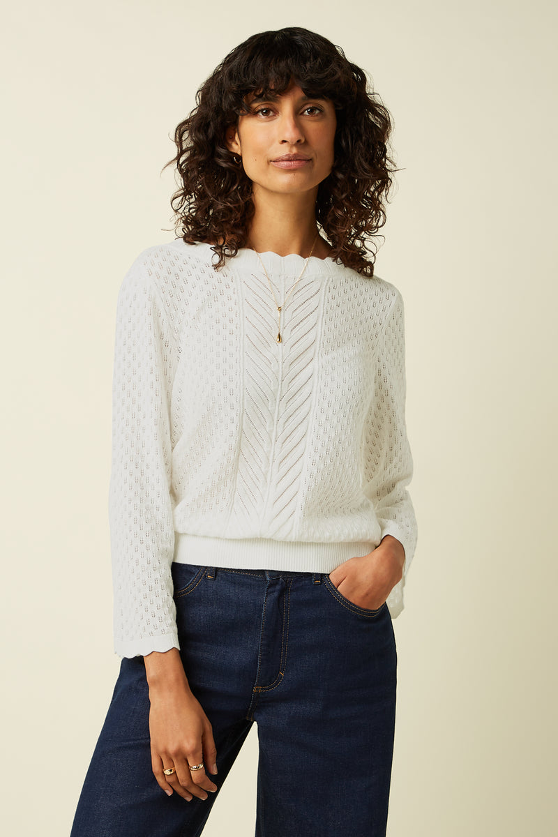 10476 Audrey Top Rocky Ajour 050 White | King Louie - toietmoi-laboutique