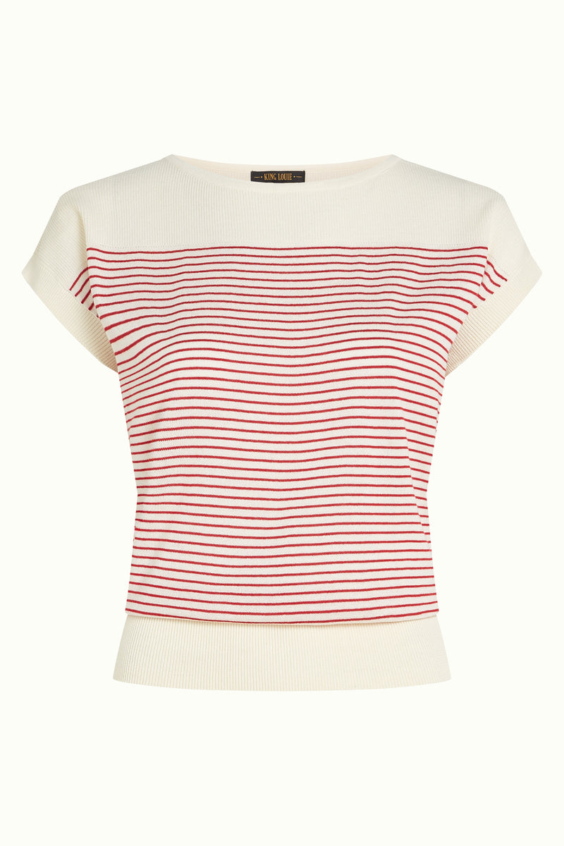 10486 Lina Top D'Oleron 655 Chili Red | King Louie - toietmoi-laboutique