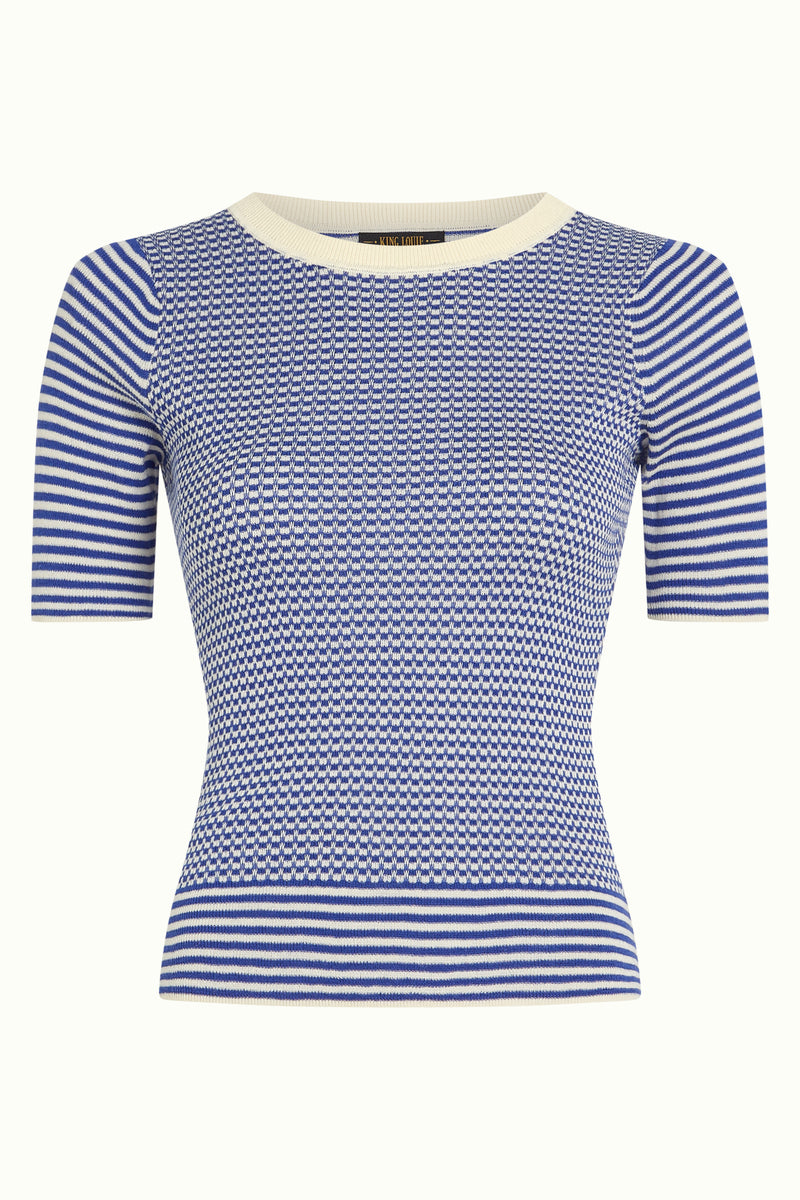 10488 Agnes Top Denis 490 Bluing | King Louie - toietmoi-laboutique
