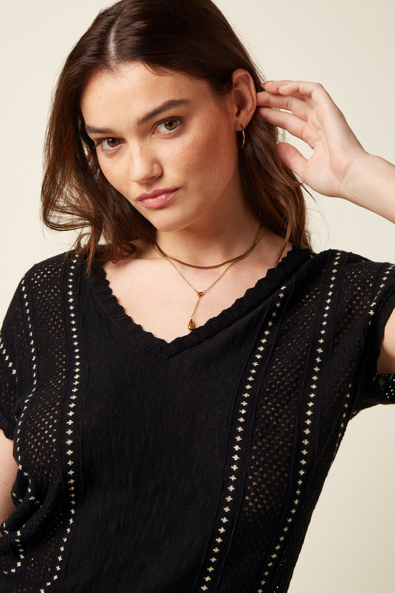 10491 Lyra Top Marea 001 Black | King Louie - toietmoi-laboutique