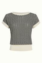 10497 Boatneck Top Tide 072 Cream | King Louie - toietmoi-laboutique