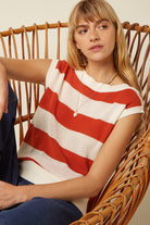 10503 Eva Knit Top Capella 945 Spicy Orange | King Louie - toietmoi-laboutique