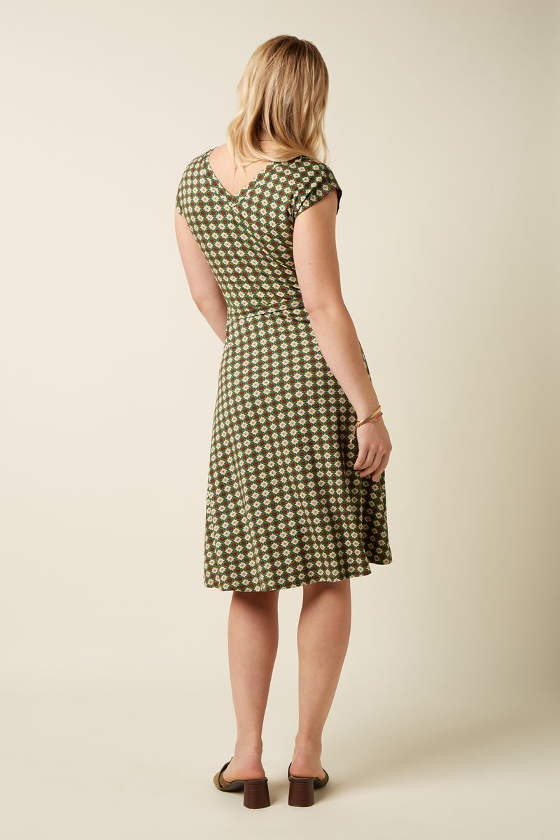 10538 Double V Dress Jade 205 Ponderosa Green | King Louie - toietmoi-laboutique