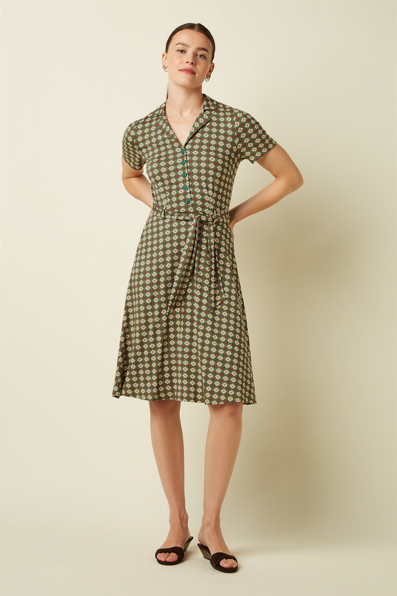 10540 Sheeva Dress Jade 205 Ponderosa Green | King Louie - toietmoi-laboutique