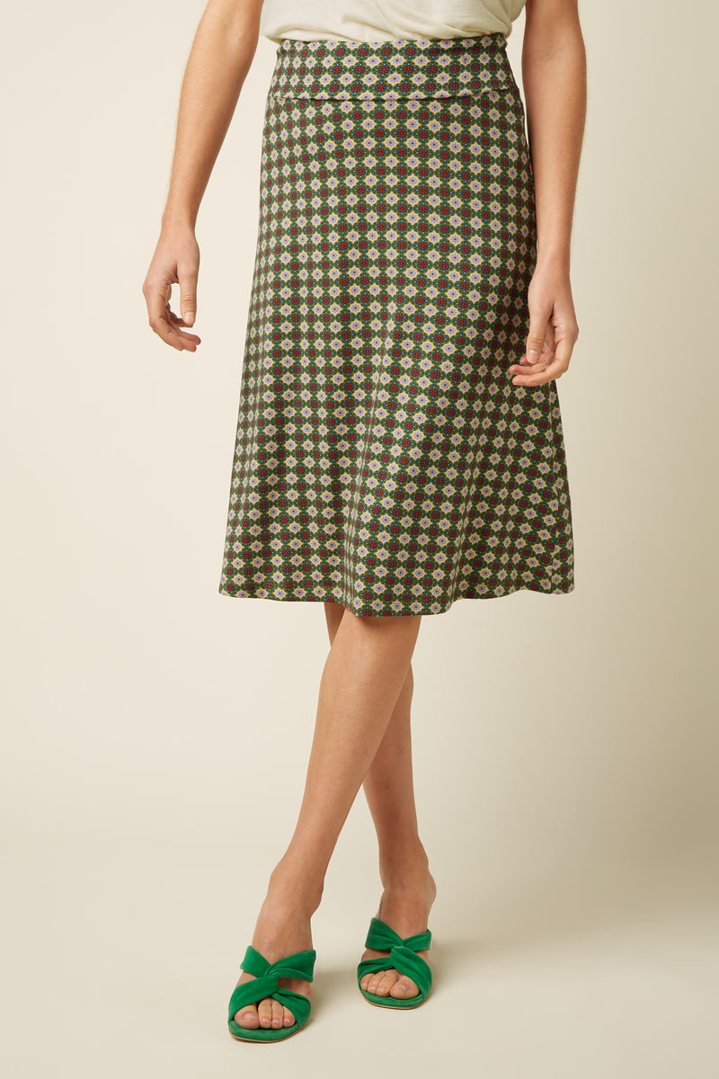 10541 Border Juno Skirt Jade 205 Ponderosa Green | King Louie - toietmoi-laboutique