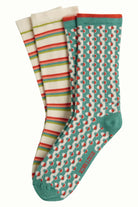 Socken 2-Pack COSETTE, grün | King Louie - toietmoi-laboutique