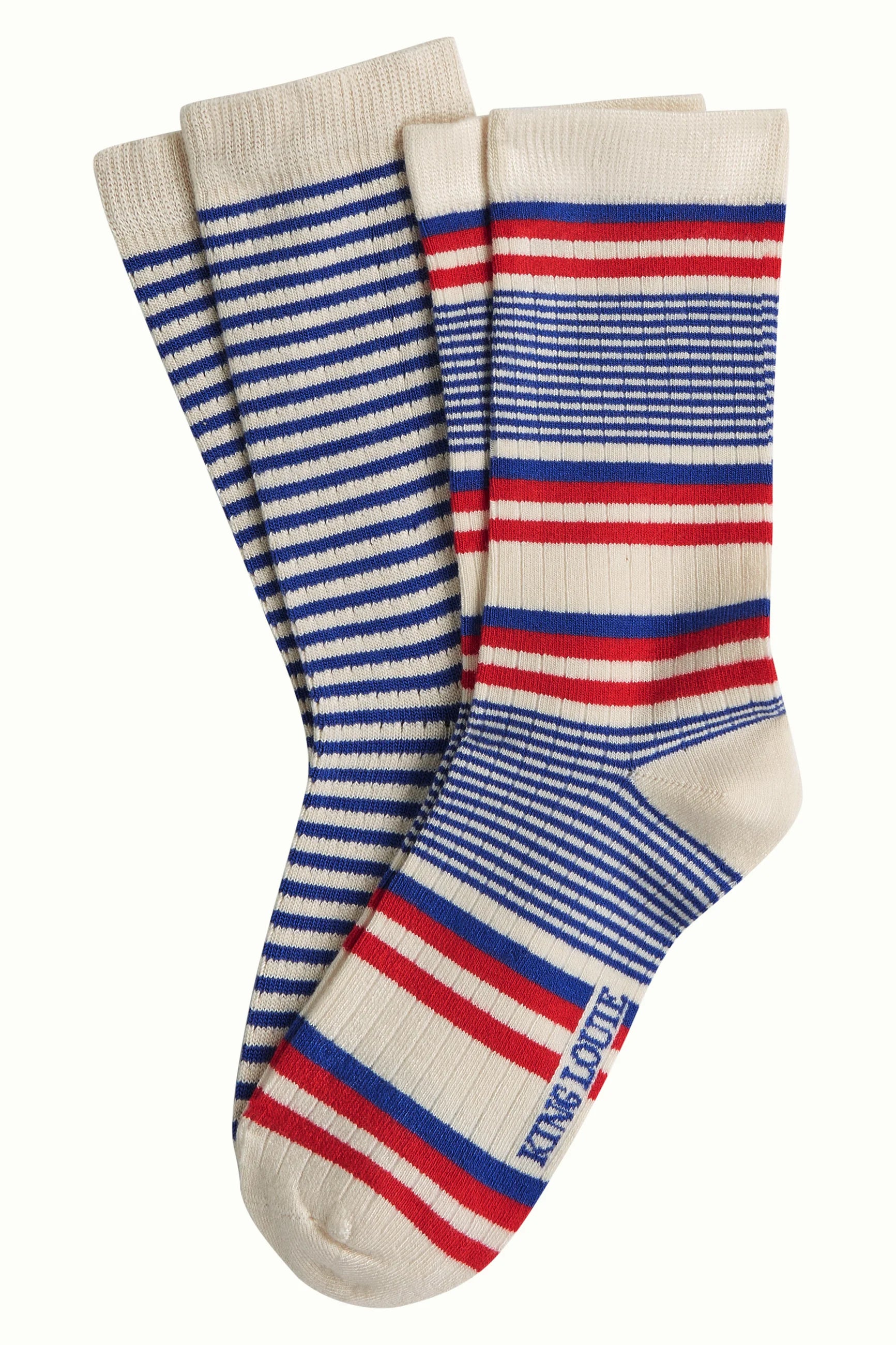 Socken 2-Pack ICON, blau/weiss | King Louie - toietmoi-laboutique