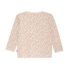 Langarmshirt Rib, rosé/Blümchen | Minymo - toietmoi-laboutique